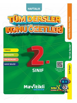 MAVİTİKLİ YAY 2.Sınıf Tüm Dersler Haftalık Konu Özetleri